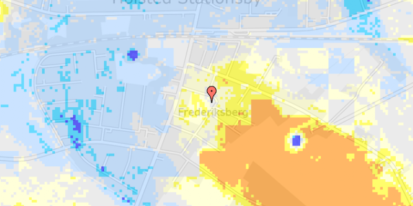 Ekstrem regn på Kirkegade 4