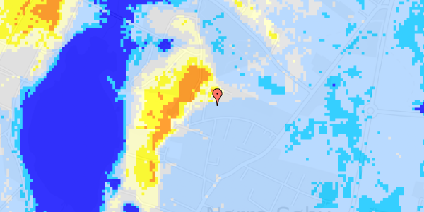 Ekstrem regn på Kirkeløkken 22