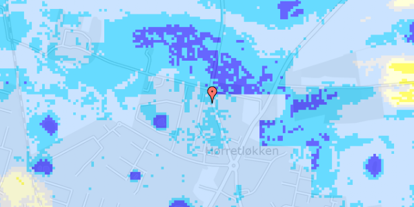 Ekstrem regn på Hørretløkken 28