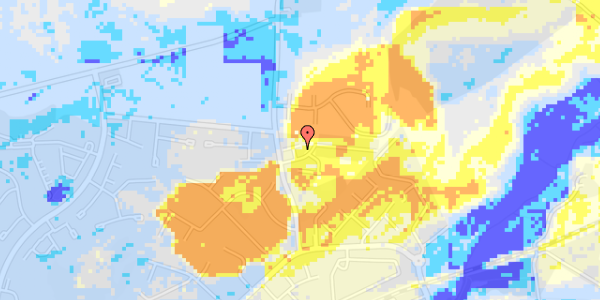 Ekstrem regn på Lilleåbakken 37