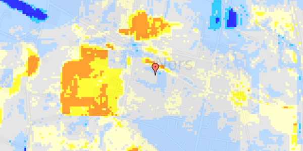 Ekstrem regn på Skellet 13