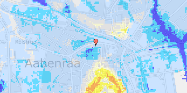 Ekstrem regn på Jernbanegade 25A