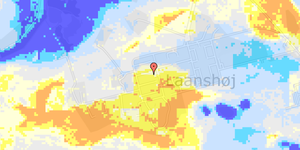 Ekstrem regn på Vestre Alle 40