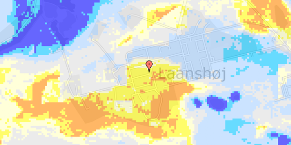 Ekstrem regn på Vestre Alle 48