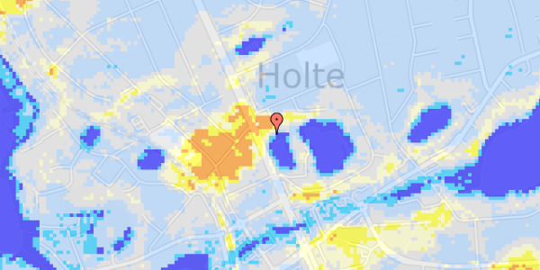 Ekstrem regn på Kongevejen 354