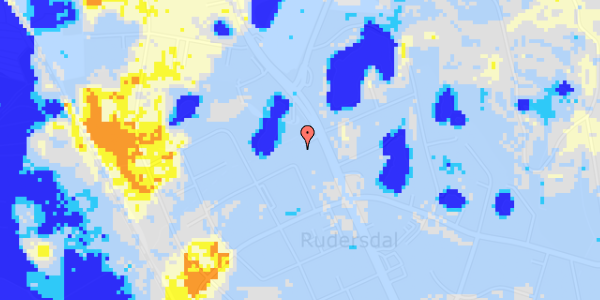 Ekstrem regn på Kongevejen 405B