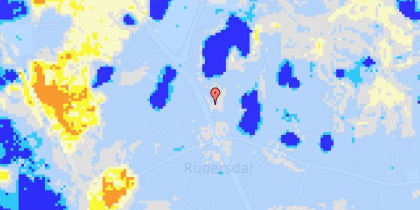 Ekstrem regn på Kongevejen 428