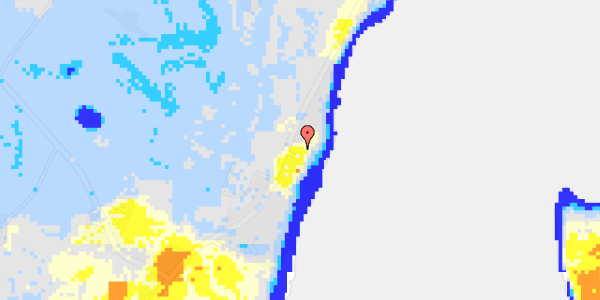 Ekstrem regn på Hornsherredvej 192