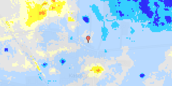 Ekstrem regn på Sct.Clemensvej 83A