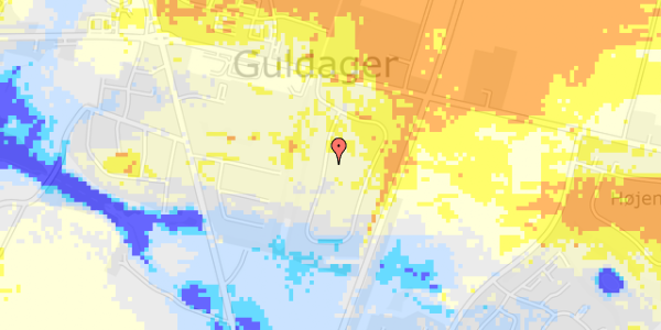 Ekstrem regn på Guldagergårdsvej 10