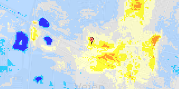 Ekstrem regn på Skovvej 34A