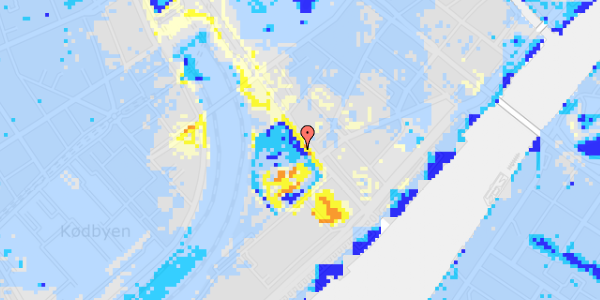 Ekstrem regn på Bernstorffsgade 40, st. 