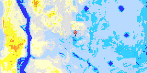 Ekstrem regn på Filips Alle 17