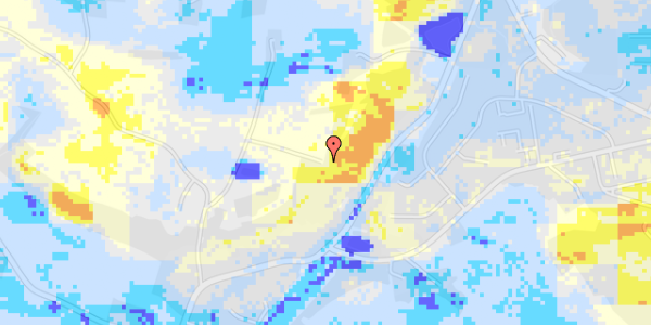 Ekstrem regn på Lundegårdsvej 7A