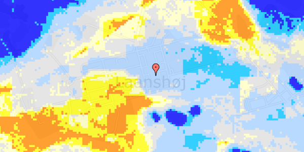 Ekstrem regn på Østre Alle 29