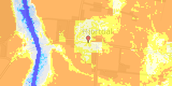 Ekstrem regn på Hjortdalvej 148