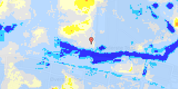 Ekstrem regn på Nederste Torpenvej 1B