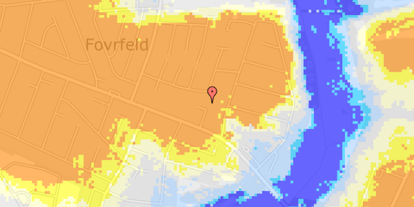 Ekstrem regn på Parkvej 85A