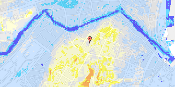 Ekstrem regn på Christiansgade 4, 4. 2