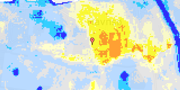 Ekstrem regn på Havnsøgårdsvej 34