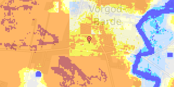 Ekstrem regn på Torvegade 11A