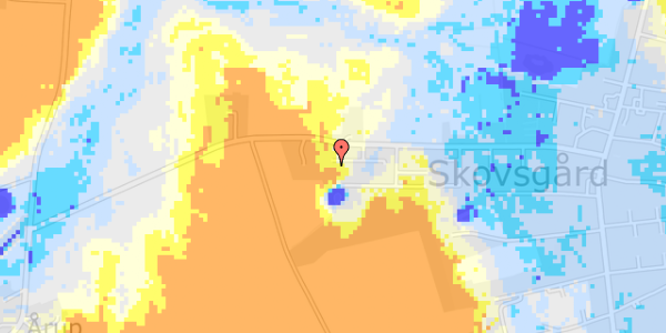 Ekstrem regn på Aarupvej 21