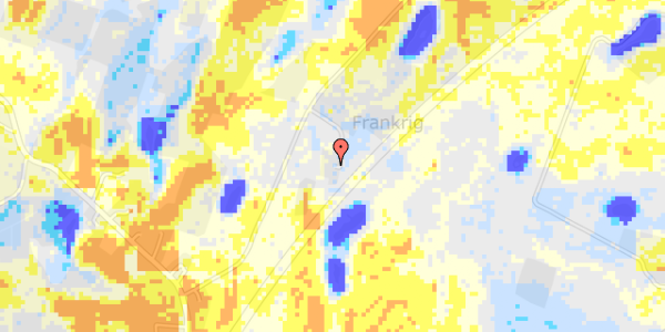 Ekstrem regn på Frankrigvej 55B