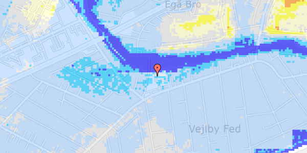 Ekstrem regn på Tømmergrunden 27, 1. th