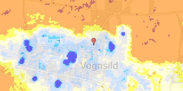 Ekstrem regn på Morumvej 26