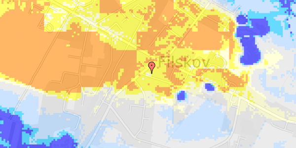 Ekstrem regn på Stationsvej 5E