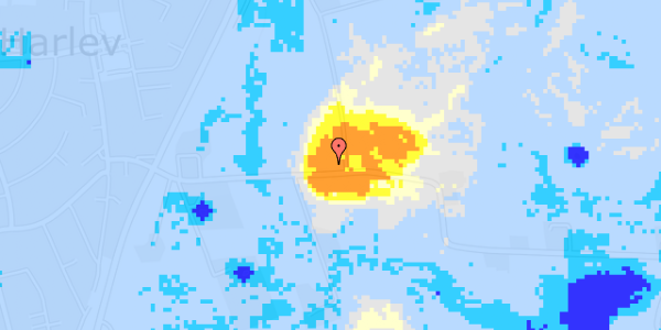 Ekstrem regn på Edelhoffvej 7B