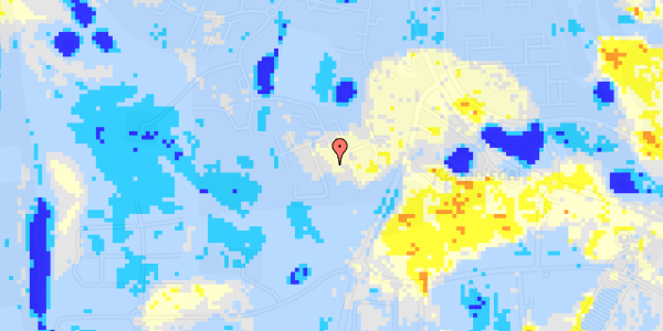 Ekstrem regn på Hjortebakken 56