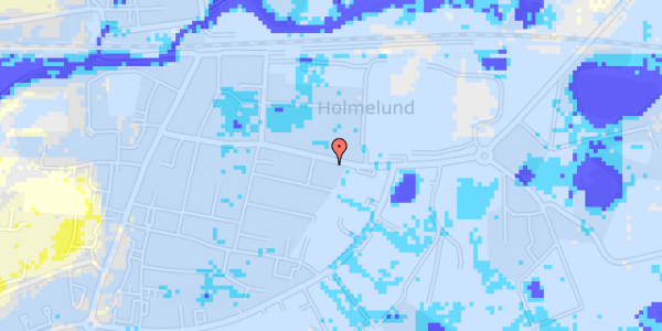 Ekstrem regn på Holmelund 28