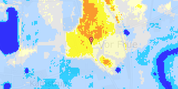 Ekstrem regn på Vor Frue Hovedgade 57A