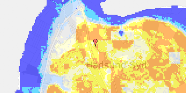 Ekstrem regn på Søhøjvej 1A