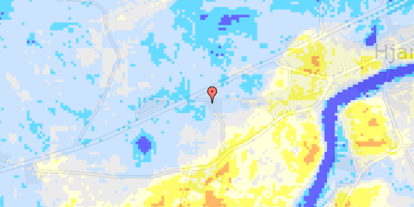 Ekstrem regn på Koldingvej 16