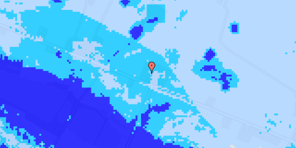 Ekstrem regn på Sakskøbingvej 12