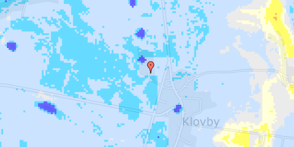 Ekstrem regn på Klovbyvej 19