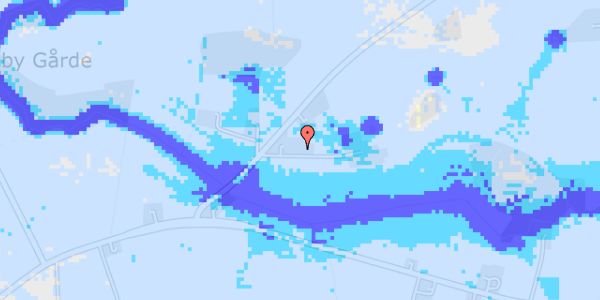 Ekstrem regn på Rømeregårdsvej 8