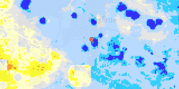 Ekstrem regn på Hårbyvej 2A