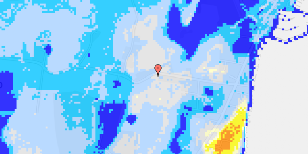 Ekstrem regn på Pederstrupvej 14B