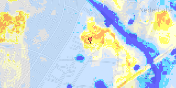 Ekstrem regn på Nydamsvej 37