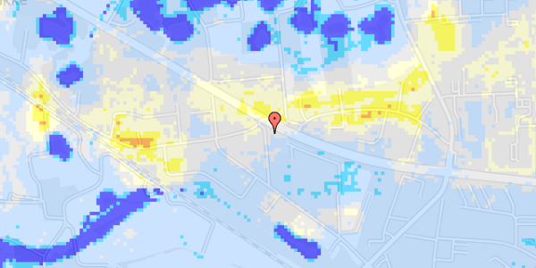 Ekstrem regn på Lindbjergvej 1