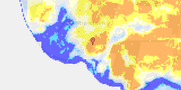 Ekstrem regn på Strandholmen 59C