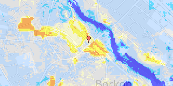 Ekstrem regn på Amaliegade 5A