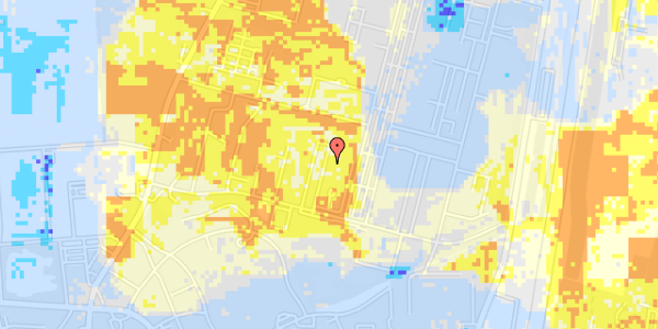 Ekstrem regn på Ørsteds Plads 345A, st. 