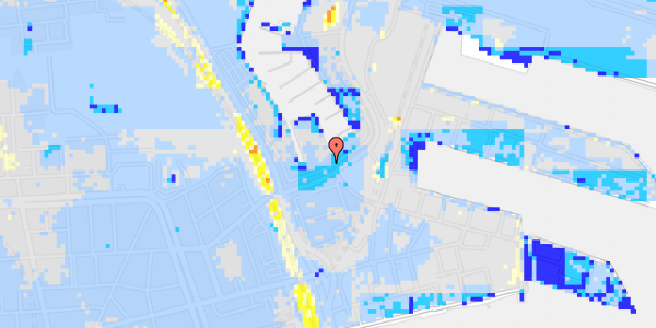 Ekstrem regn på Sundkrogsgade 5A, 3. 