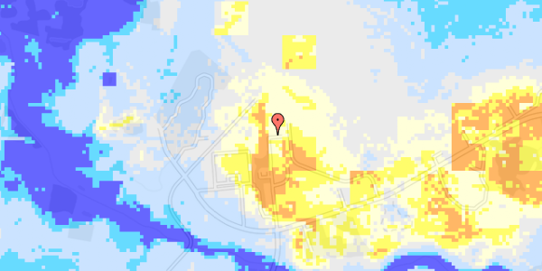 Ekstrem regn på Rullebanen 39