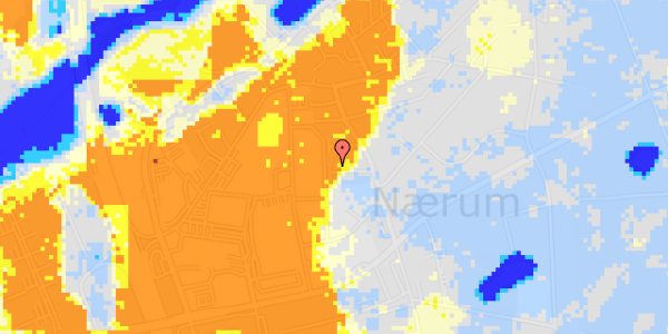 Ekstrem regn på Nærumgårdsvej 8G