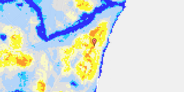 Ekstrem regn på Gammel Strandvej 416C